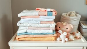 how to fold baby clothes