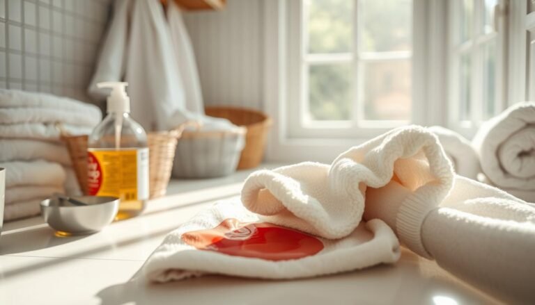 how to get baby oil out of clothes