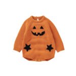 Halloween Style Mimixiong Hot Sale Baby Romper Cute Knitted Acrylic Soft Baby Clothing