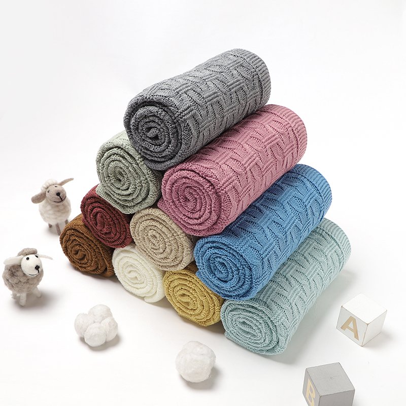 New Design Vintage Style Soft Touch Baby Blanket Mimixiong