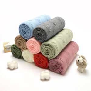 New Design Solid Color Baby Knitted Mimixiong