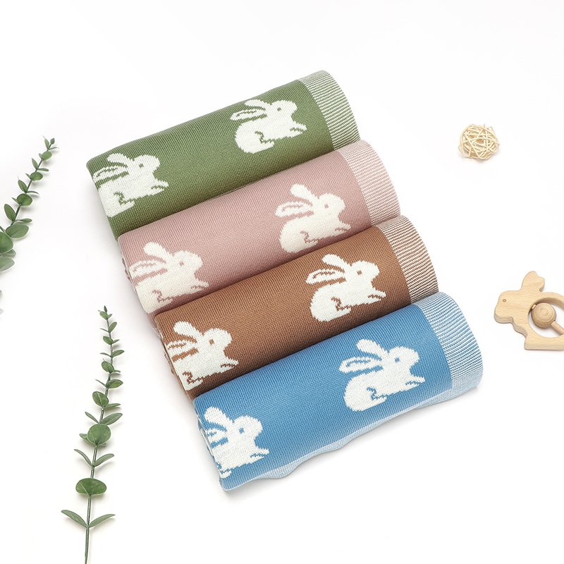 Four Seasons Lovely Bunny Baby Blanket Mimixiong