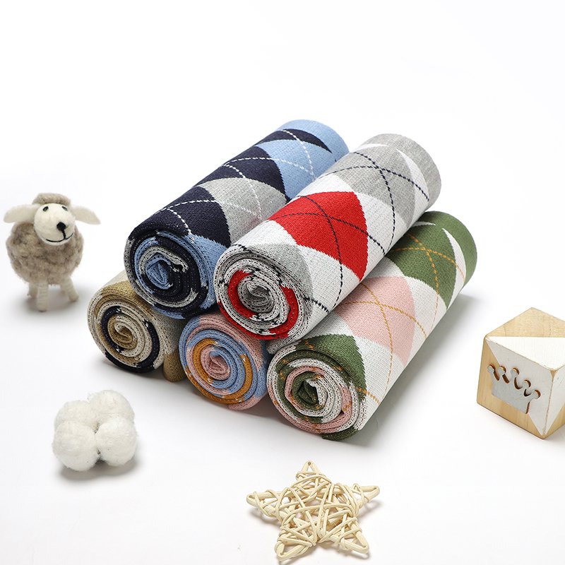 Manufacture Wholesale Baby Blanket Tartan Design Mimixiong