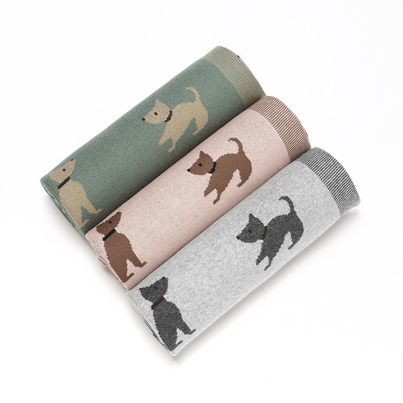 Newborn Baby Blanket Cotton Animal Pattern Mimixiong