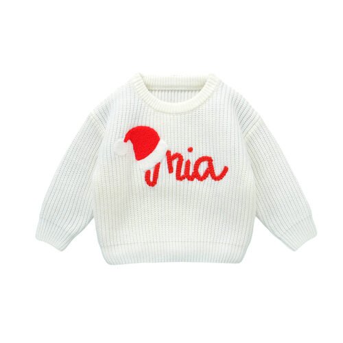 Christmas Mimixiong Cute Pattern Baby Sweater Knitted Clothing Baby Clothes Super Soft