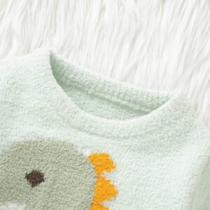 Fast Shipping Cute Dinosaur Pattern Baby Sweater Mimixiong
