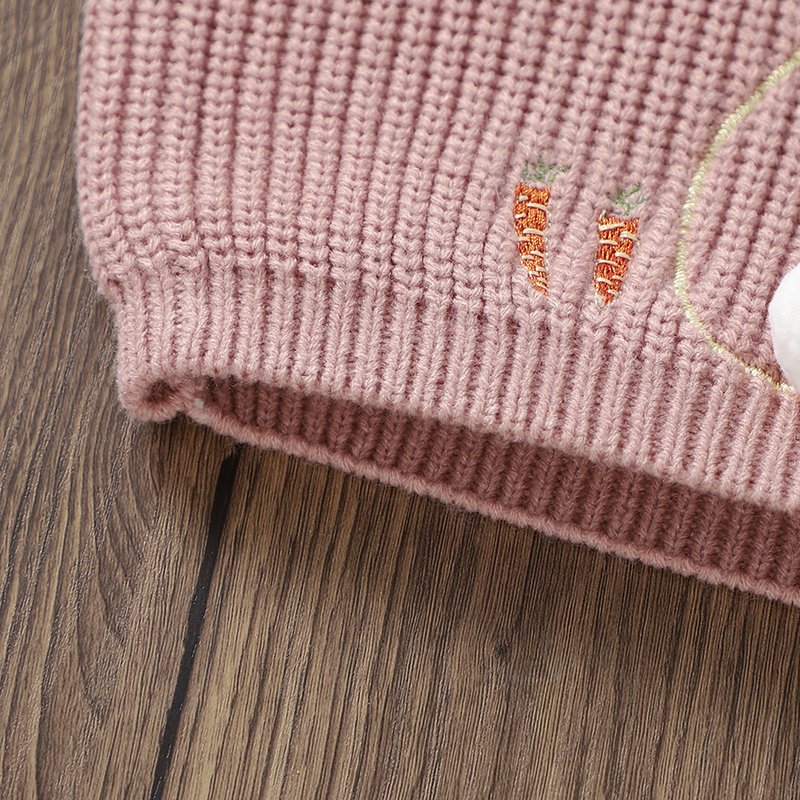 OEKO-TEX Easter Bunny Baby Knit Cardigan Mimixiong