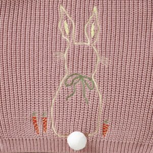 OEKO-TEX Easter Bunny Baby Knit Cardigan Mimixiong
