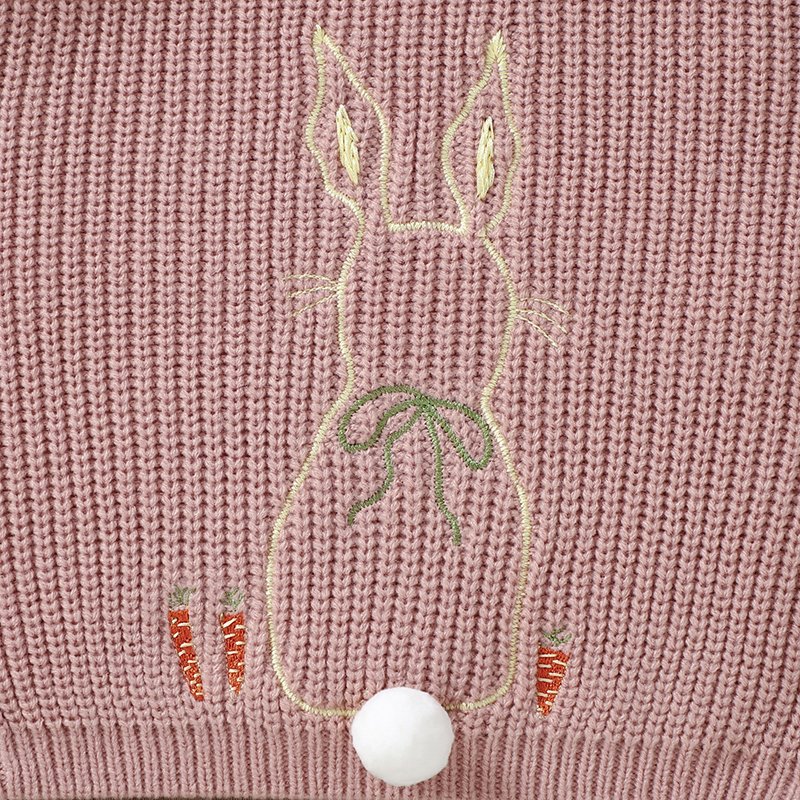 OEKO-TEX Easter Bunny Baby Knit Cardigan Mimixiong