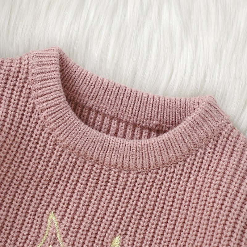 OEKO-TEX Easter Bunny Baby Knit Cardigan Mimixiong