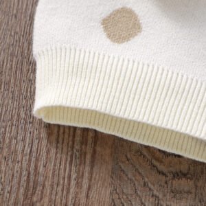 Winter Baby Sweaters Dot Top Long Sleeve Pullovers for Kids Mimixiong