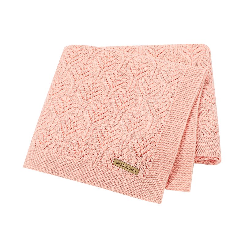Soft Knitted Newborn Blanket Baby Swaddle Cotton Mimixiong