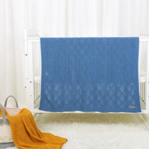 Soft Knitted Newborn Blanket Baby Swaddle Cotton Mimixiong