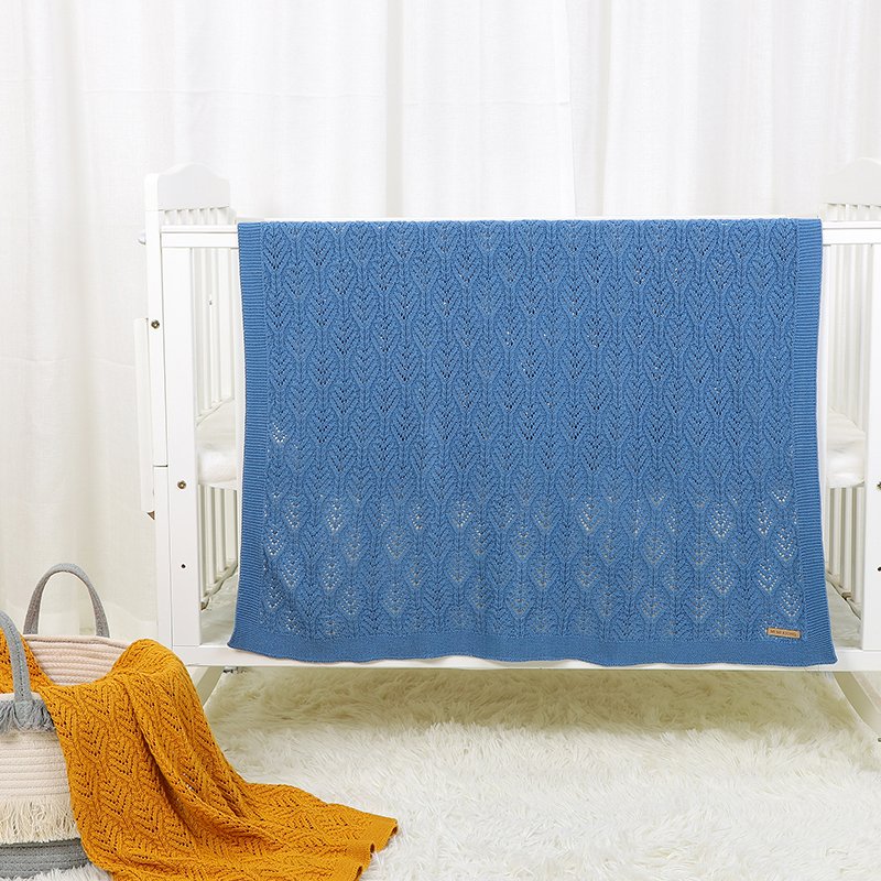 Soft Knitted Newborn Blanket Baby Swaddle Cotton Mimixiong