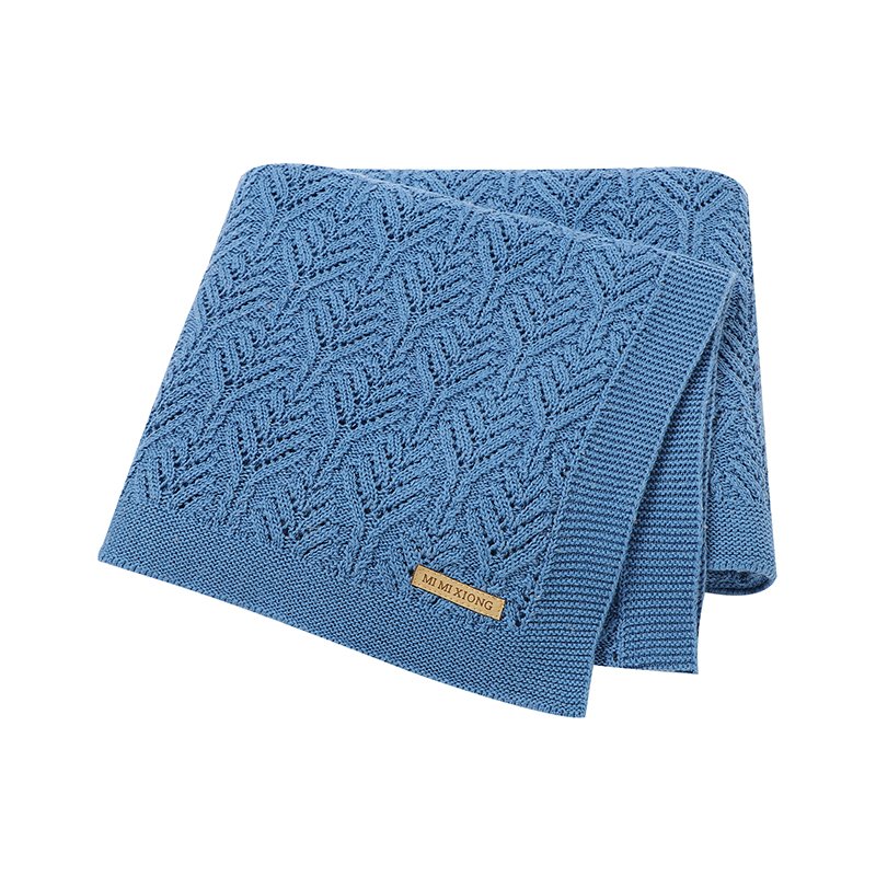 Soft Knitted Newborn Blanket Baby Swaddle Cotton Mimixiong