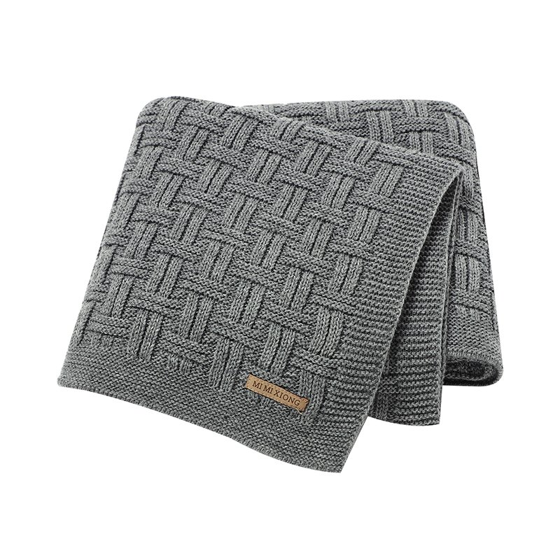 Wholesale Swaddle Knitted Super Soft Blanket Mimixiong