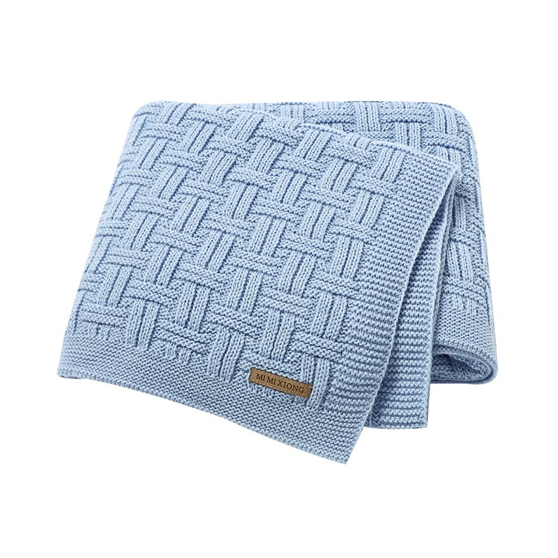 Wholesale Swaddle Knitted Super Soft Blanket Mimixiong