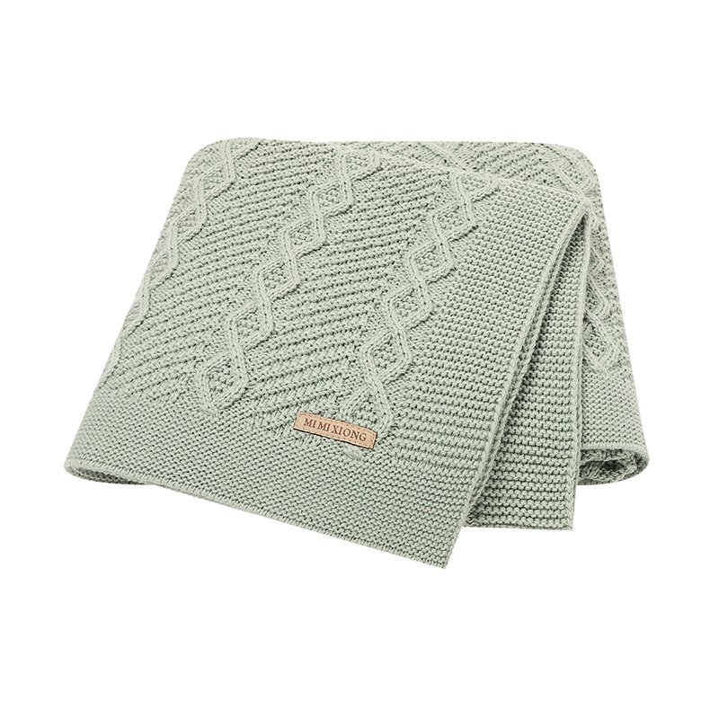 Wholesale Baby Blanket Solid Quilt Stroller Blanket Mimixiong