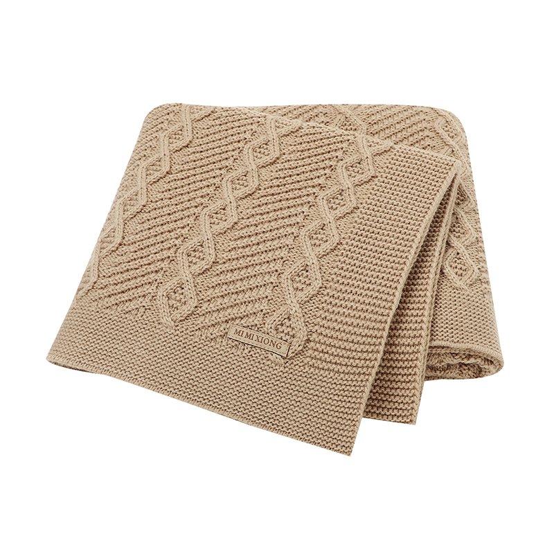 Wholesale Baby Blanket Solid Quilt Stroller Blanket Mimixiong
