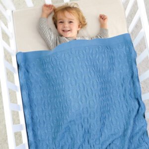 New Design Vintage Style Soft Touch Baby Blanket Mimixiong