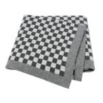 Tartan Patterned Baby Blanket Super Soft Mimixong