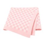 Tartan Patterned Baby Blanket Super Soft Mimixong