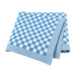 Tartan Patterned Baby Blanket Super Soft Mimixong