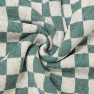 Tartan Patterned Baby Blanket Super Soft Mimixong