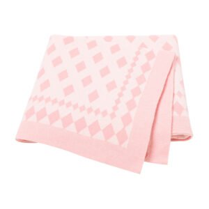 Wholesale Factory Striped Product Baby Knitted Blanket Mimixiong