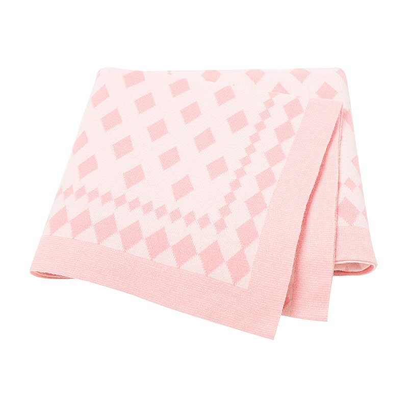 Wholesale Factory Striped Product Baby Knitted Blanket Mimixiong
