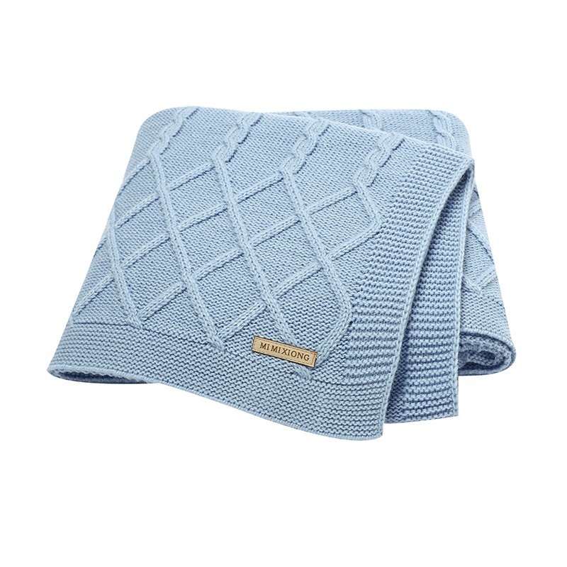 Wholesale Knitted Newborn lightweight Blanket Mimixiong