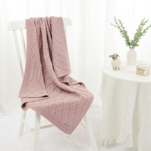 Wholesale Knitted Newborn lightweight Blanket Mimixiong