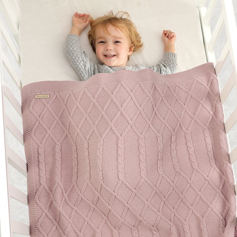 Wholesale Knitted Newborn lightweight Blanket Mimixiong