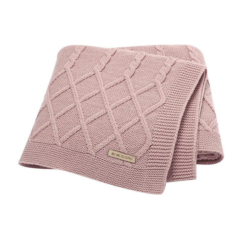 Wholesale Knitted Newborn lightweight Blanket Mimixiong