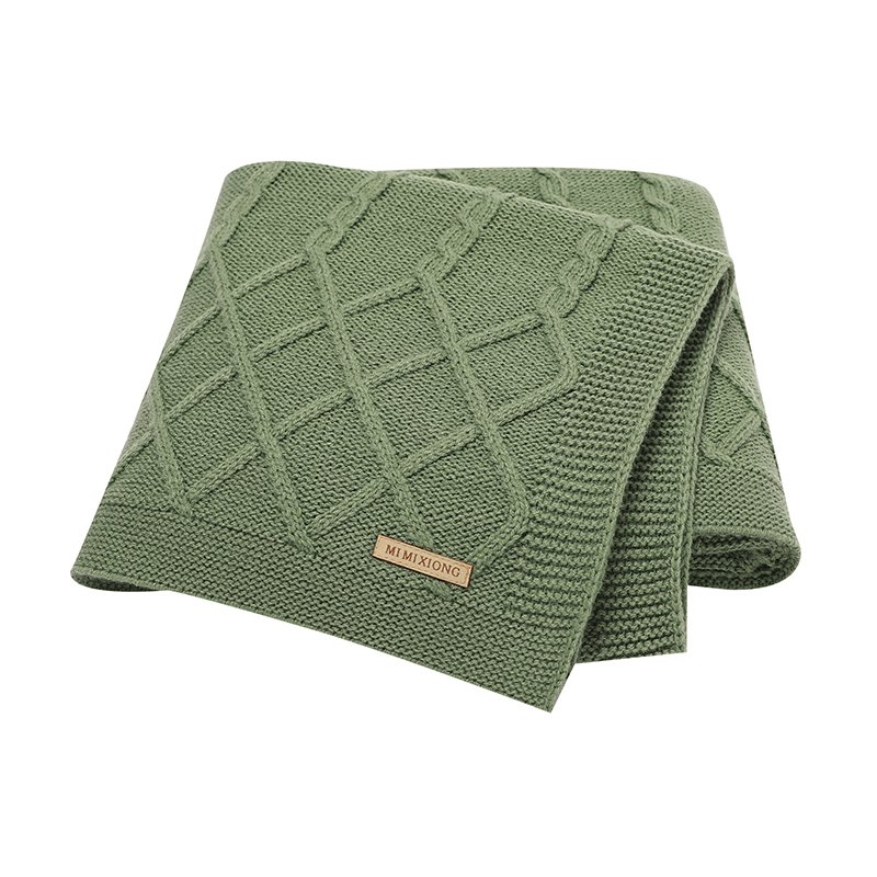 Wholesale Knitted Newborn lightweight Blanket Mimixiong