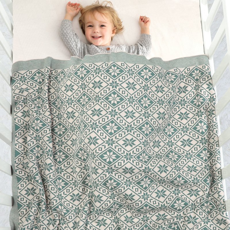 Wholesale ODM Speckled Luxury Hollow Baby Blanket Mimixiong