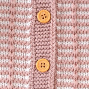 Handmade Striped Pattern Knitted Newborn Sweater Mimixiong
