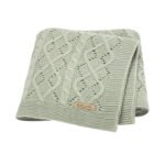 Mimixiong Breathable Baby Knitted Throw Blankets Swaddle Bedding Blanket for Kids