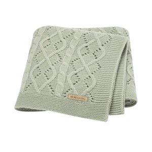 Mimixiong Breathable Baby Knitted Throw Blankets Swaddle Bedding Blanket for Kids