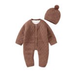 Fast Shipping 2025 Winter Baby Romper & Hat Set Mimixiong