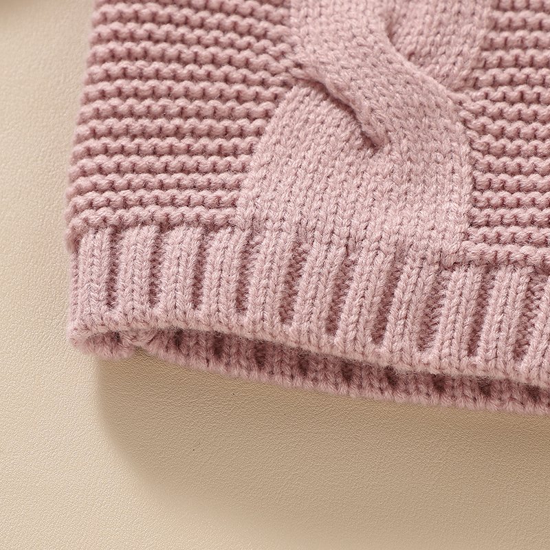 Custom Baby Sweater Cardigan with Hood & Animal Ears