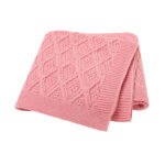 Newborn Knitted OEKO TEX Baby Blankets Mimixiong