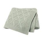 Newborn Knitted OEKO TEX Baby Blankets Mimixiong
