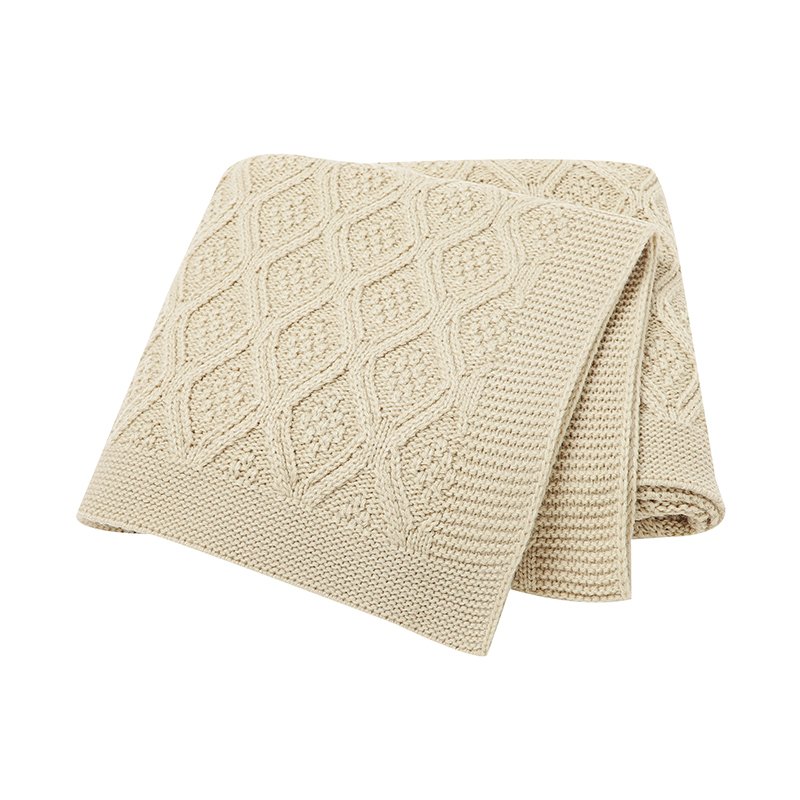Newborn Knitted OEKO TEX Baby Blankets Mimixiong