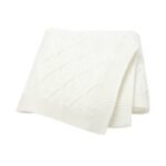 Newborn Knitted OEKO TEX Baby Blankets Mimixiong