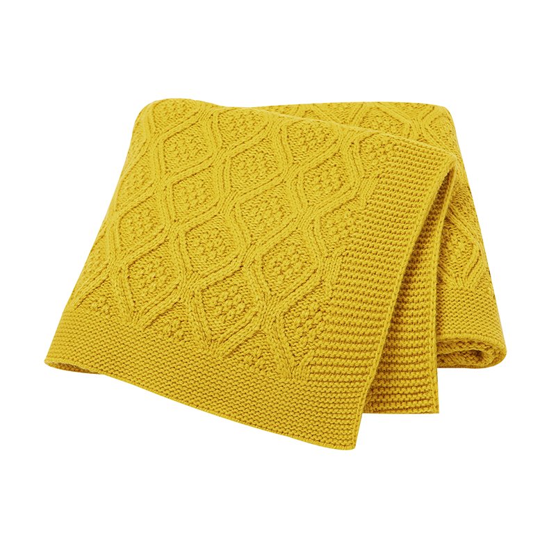 Newborn Knitted OEKO TEX Baby Blankets Mimixiong