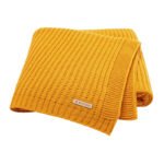 Wholesale Lightweight Solid Color Knitted Blanket Mimixiong