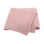Wholesale Lightweight Solid Color Knitted Blanket Mimixiong