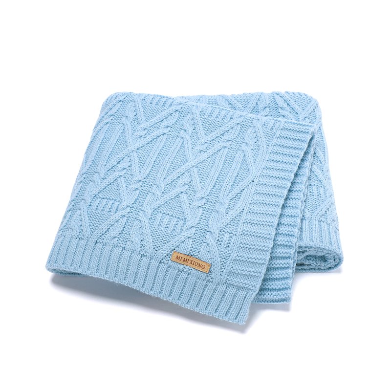 OEM Baby Knitted Swaddle Bed Sheets Blanket Mimixiong
