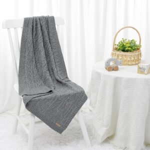 OEM Baby Knitted Swaddle Bed Sheets Blanket Mimixiong